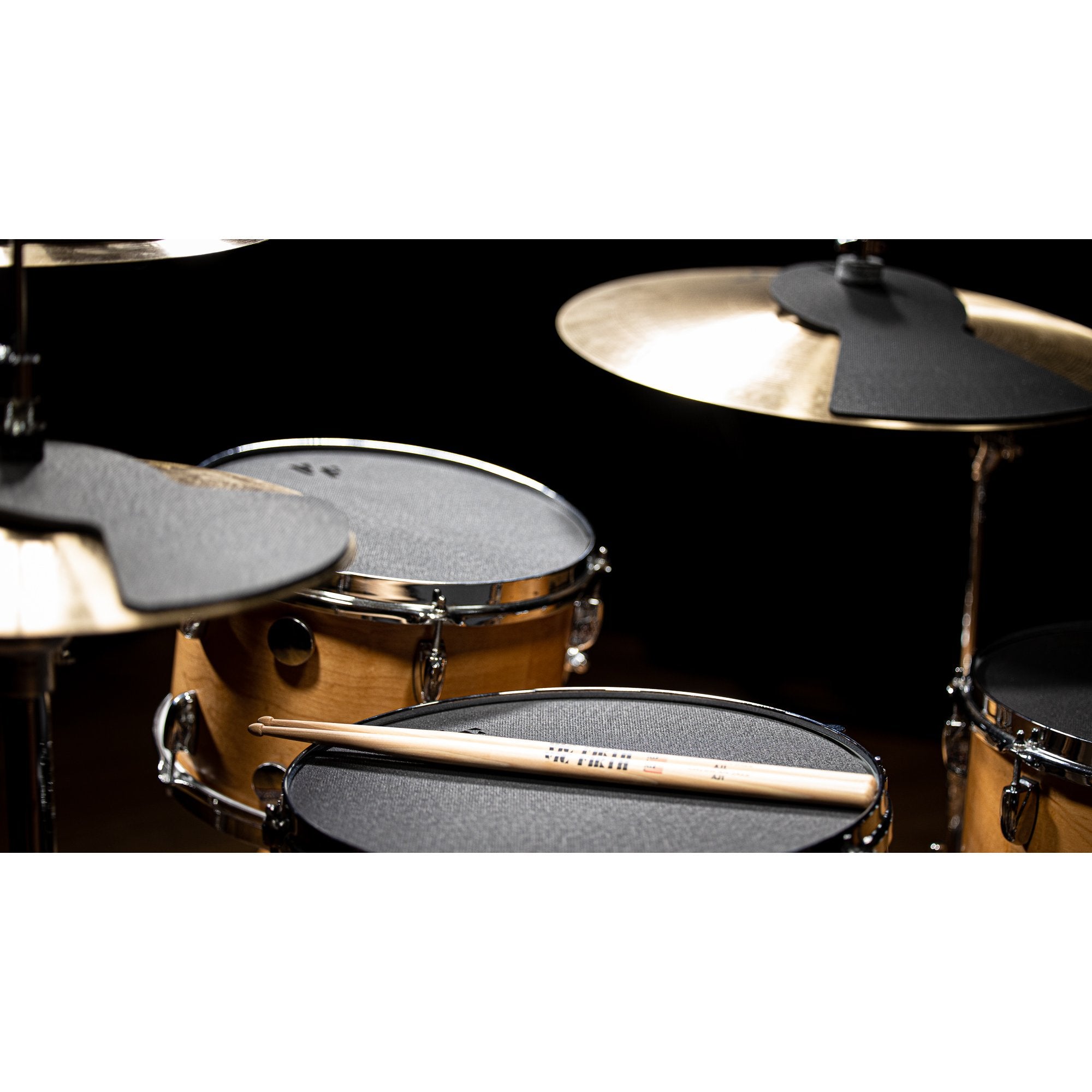 Vic Firth Drum and Cymbal Mute Prepack - 10"/12"/14"/14"/22" - Hi-hat - 2 Cymbals - Image 2
