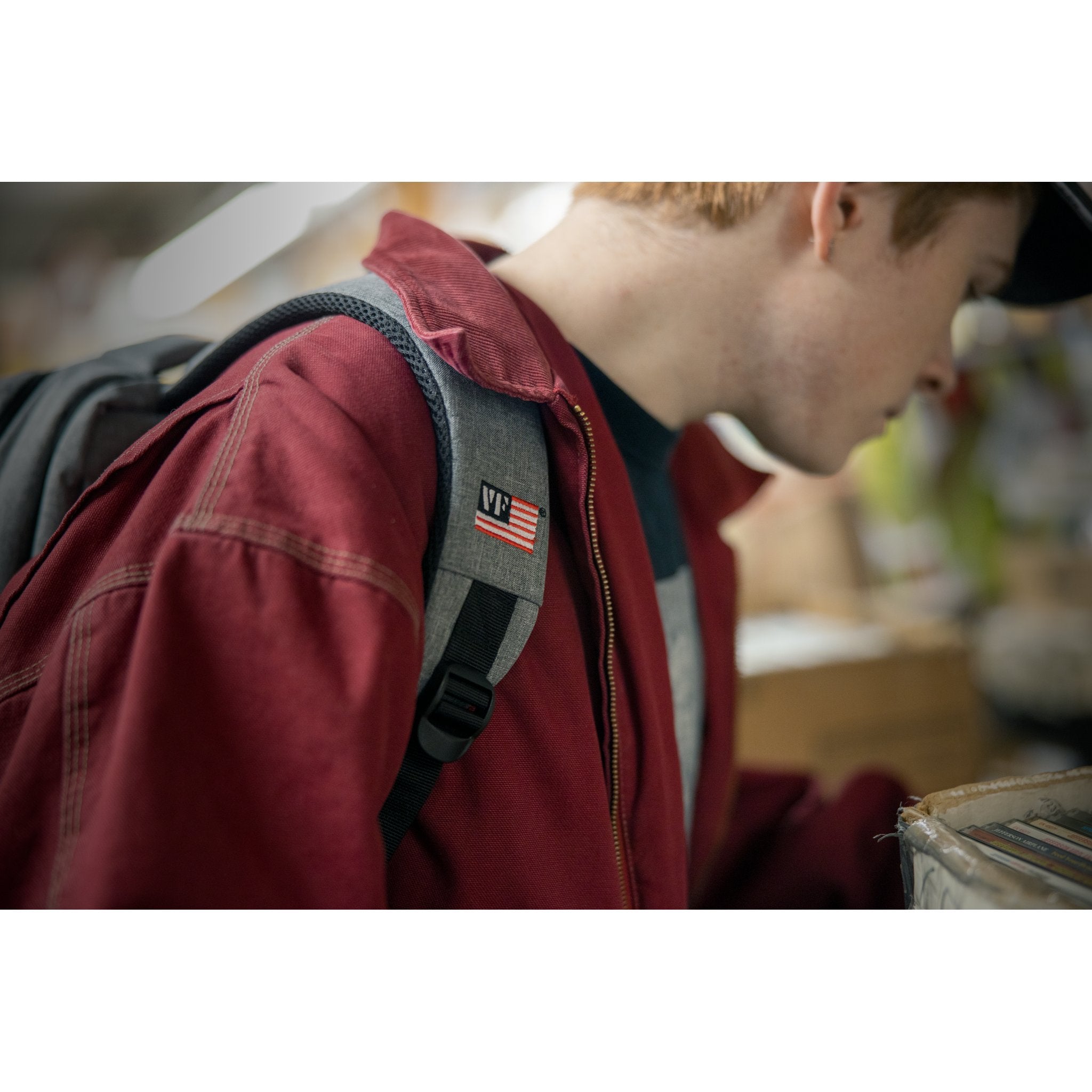 Vic Firth Gray Travel Backpack - Image 7