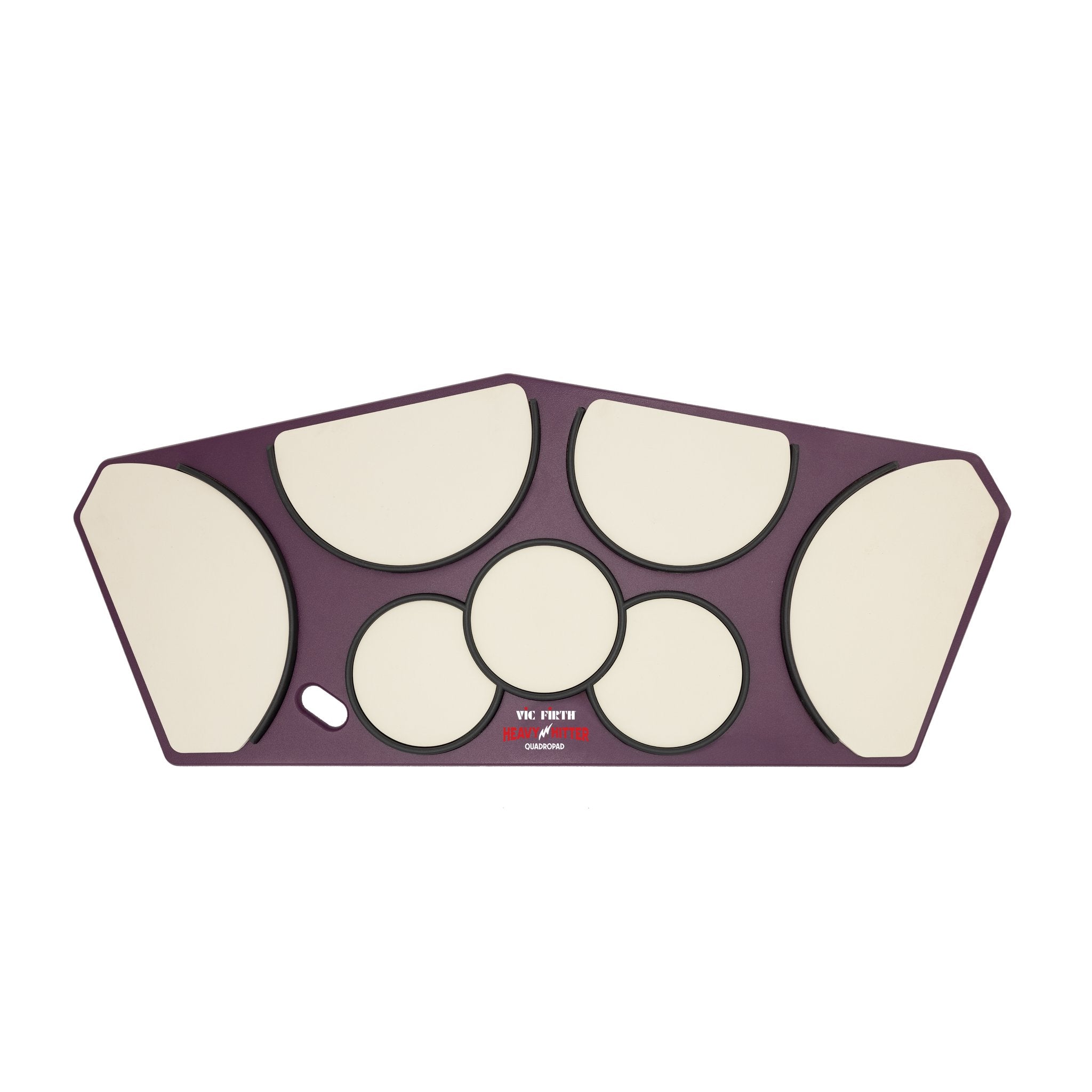 Vic Firth Heavy Hitter Quadropad Tenor Practice Pad with Rims - Small - Image 1