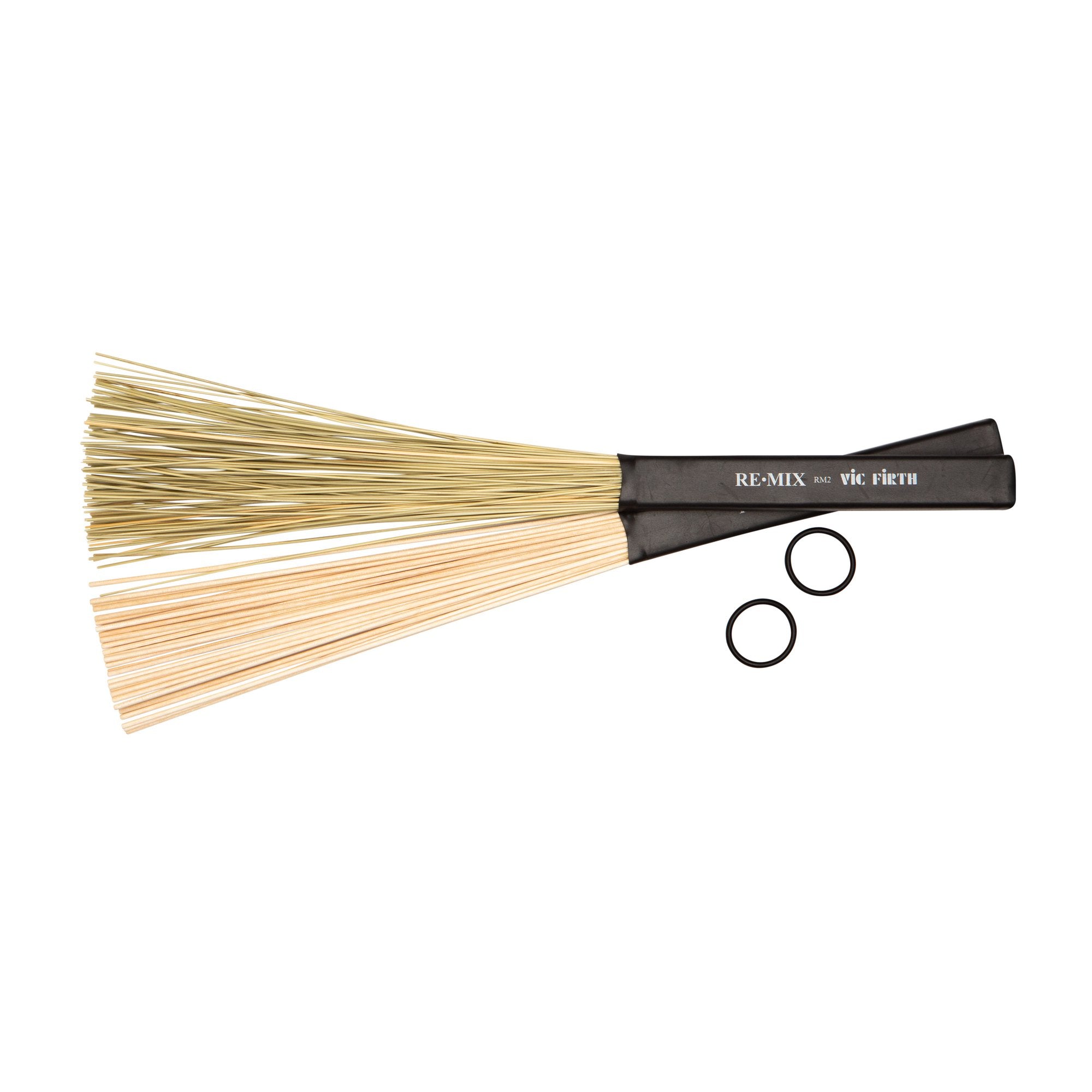Vic Firth Re-Mix Brushes - 2 Pair Combo Pack (Grass & Birch) - Image 5