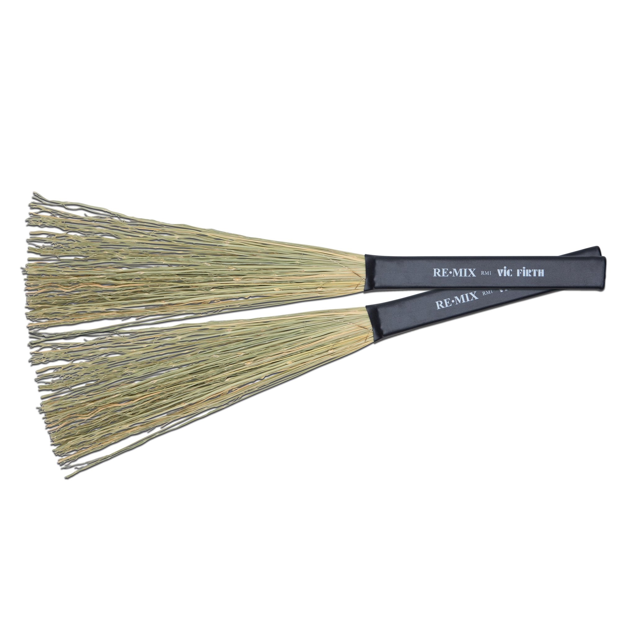 Vic Firth Re-mix Brushes - Broomcorn - Image 1