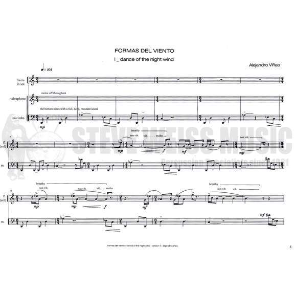 Vinao-Formas del Viento-Version 1 FULL SCORE ONLY-V/M/FL