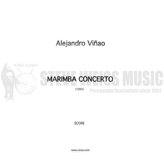 Vinao-Marimba Concerto (SCORE ONLY)-M/Orch.