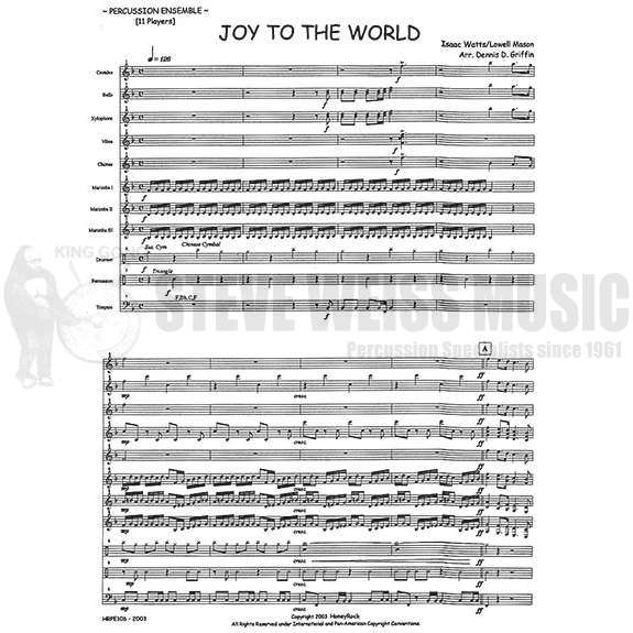 Watts/Mason-Joy to the World arr. Griffin (SP)-B/V/C/Cro./X/3M/4T/DS/P
