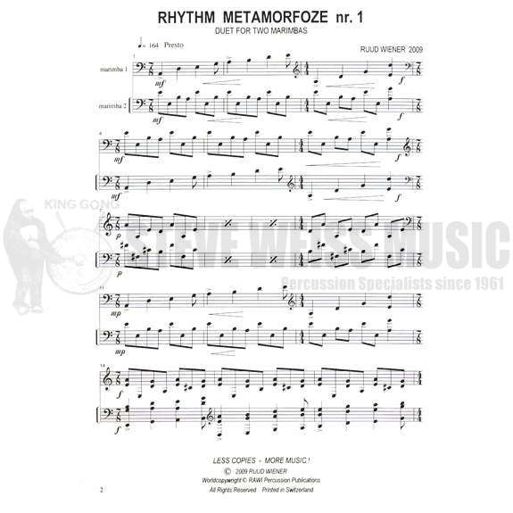 Wiener-Rhythm Metaforize No. 1 (SP)-2M