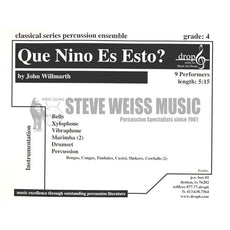 Willmarth-Que Nino Es Esto? (SP)-B/X/V/2M/DS/P