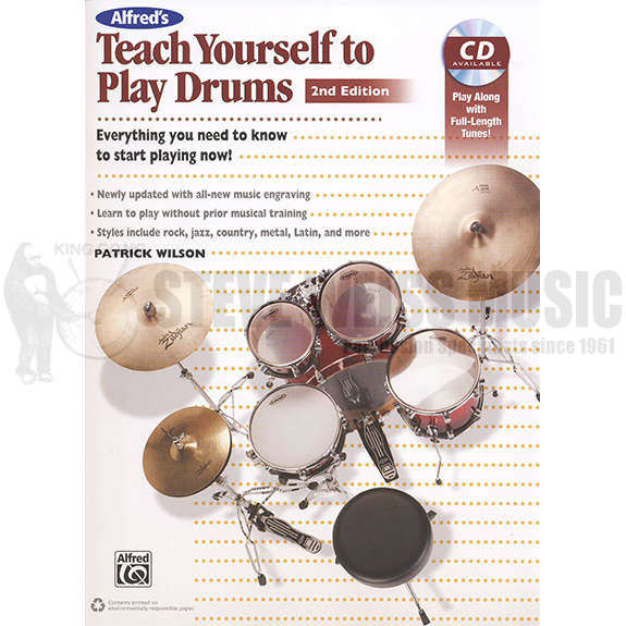 Wilson-Teach Yourself to Play Drums 2nd edition (CD)