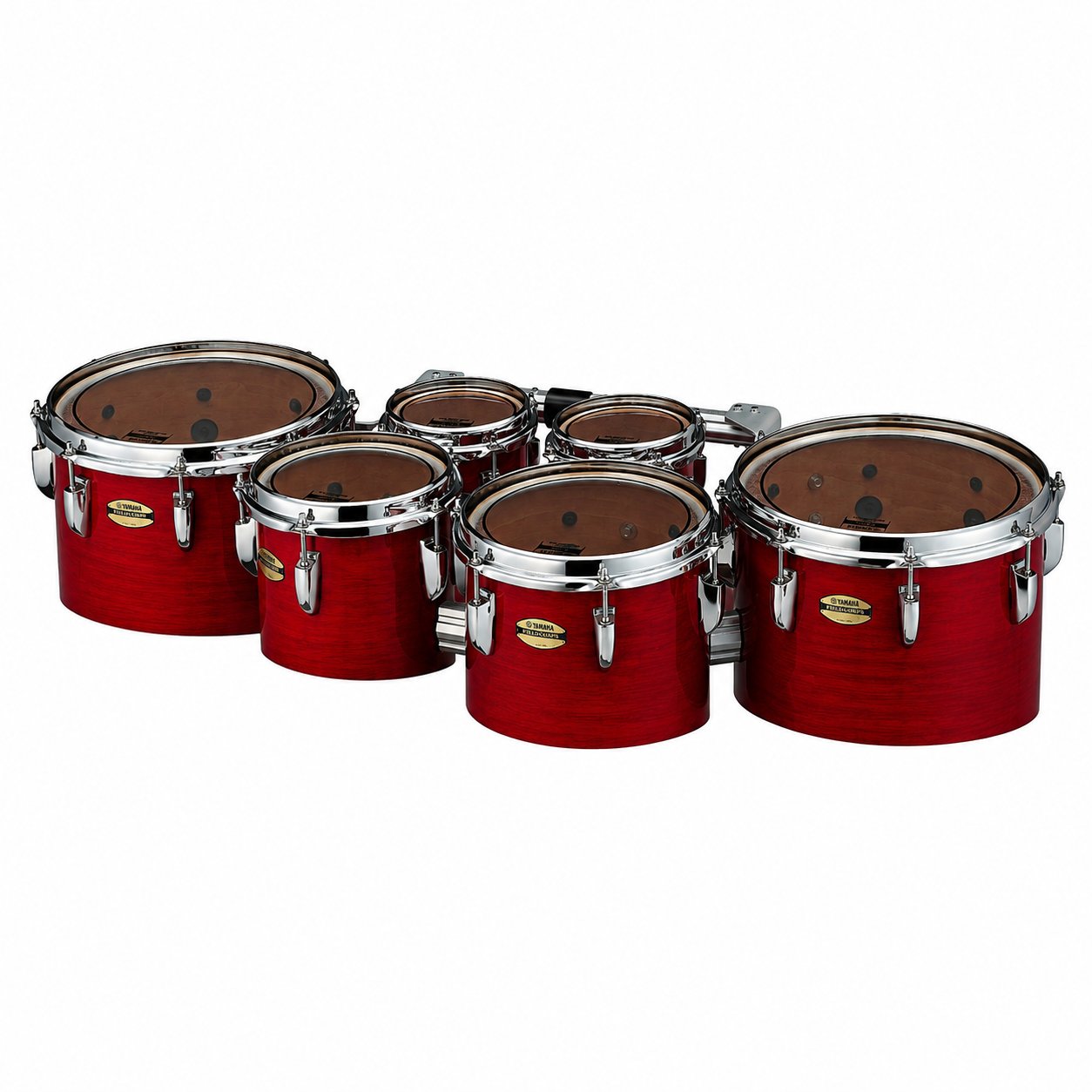 Yamaha 8400 Field-Corps Small Tenors Red Forest MTD-668023R Angle