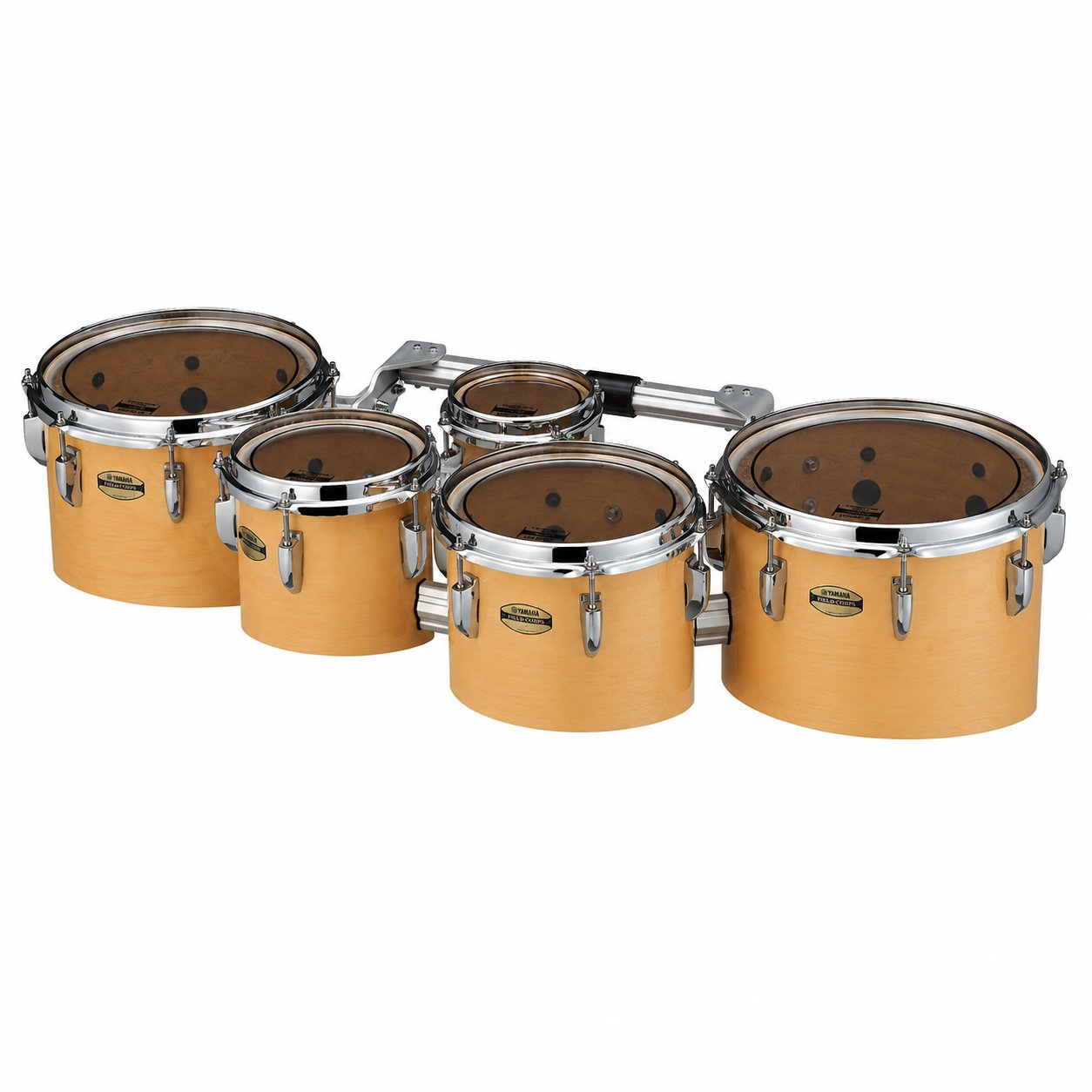 Yamaha 8400 Series Field-Corps Marching Tenor Set natural Forest 6-8-10-12-13 MTD-68023NF Angle