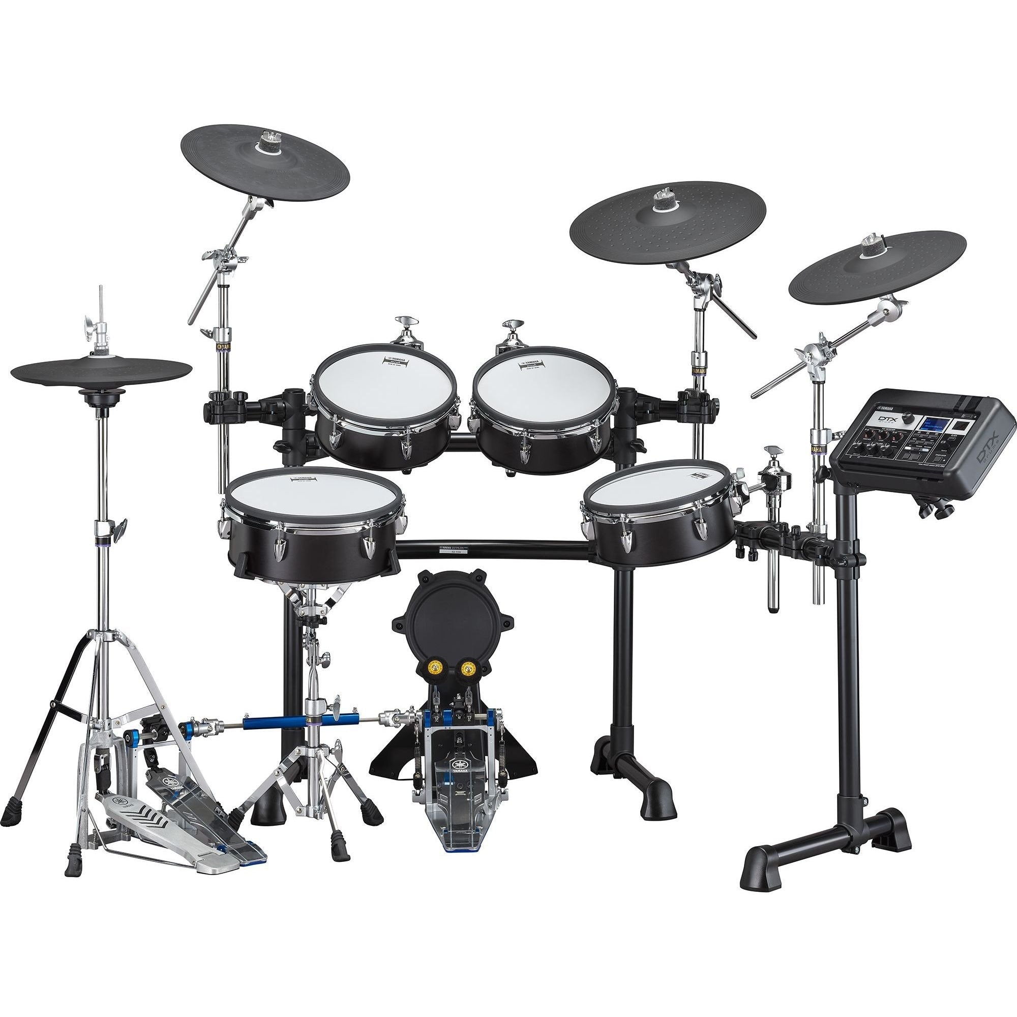 Yamaha DTX8K-X Electronic Drum Set - TCS Pad Set - Black Forest