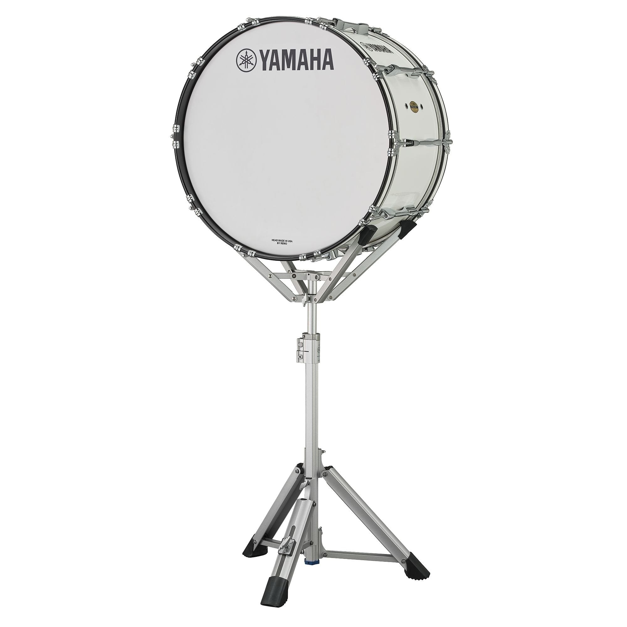 Yamaha MBS-8200 Field Corps Marching Bass Drum Stand with Drum