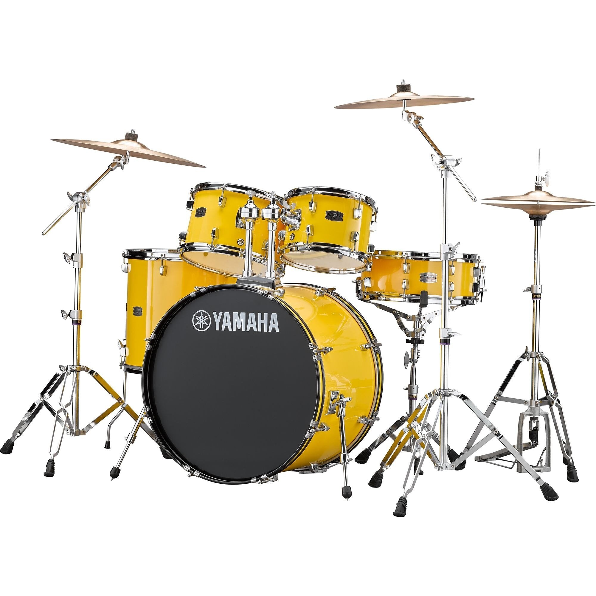 Yamaha Rydeen 5-piece Drum Set with Hardware - 20" Bass Drum - Mellow Yellow