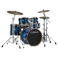 Yamaha Stage Custom 5 piece shell pack 20" bass drum Deep Blue Sunburst finish