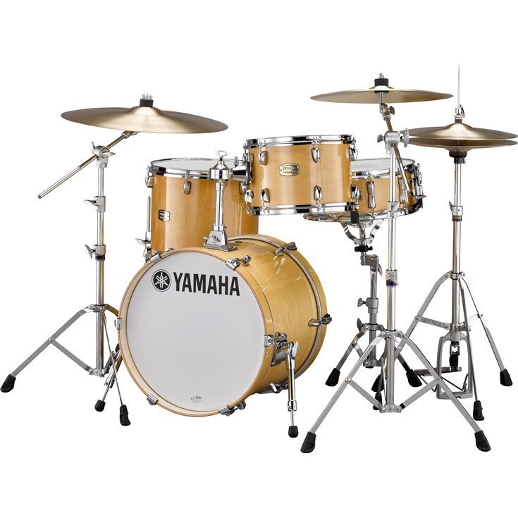 Yamaha Stage Custom Birch 3-piece Bebop Drum Set Shell Pack - 18" Bass Drum - Natural Wood
