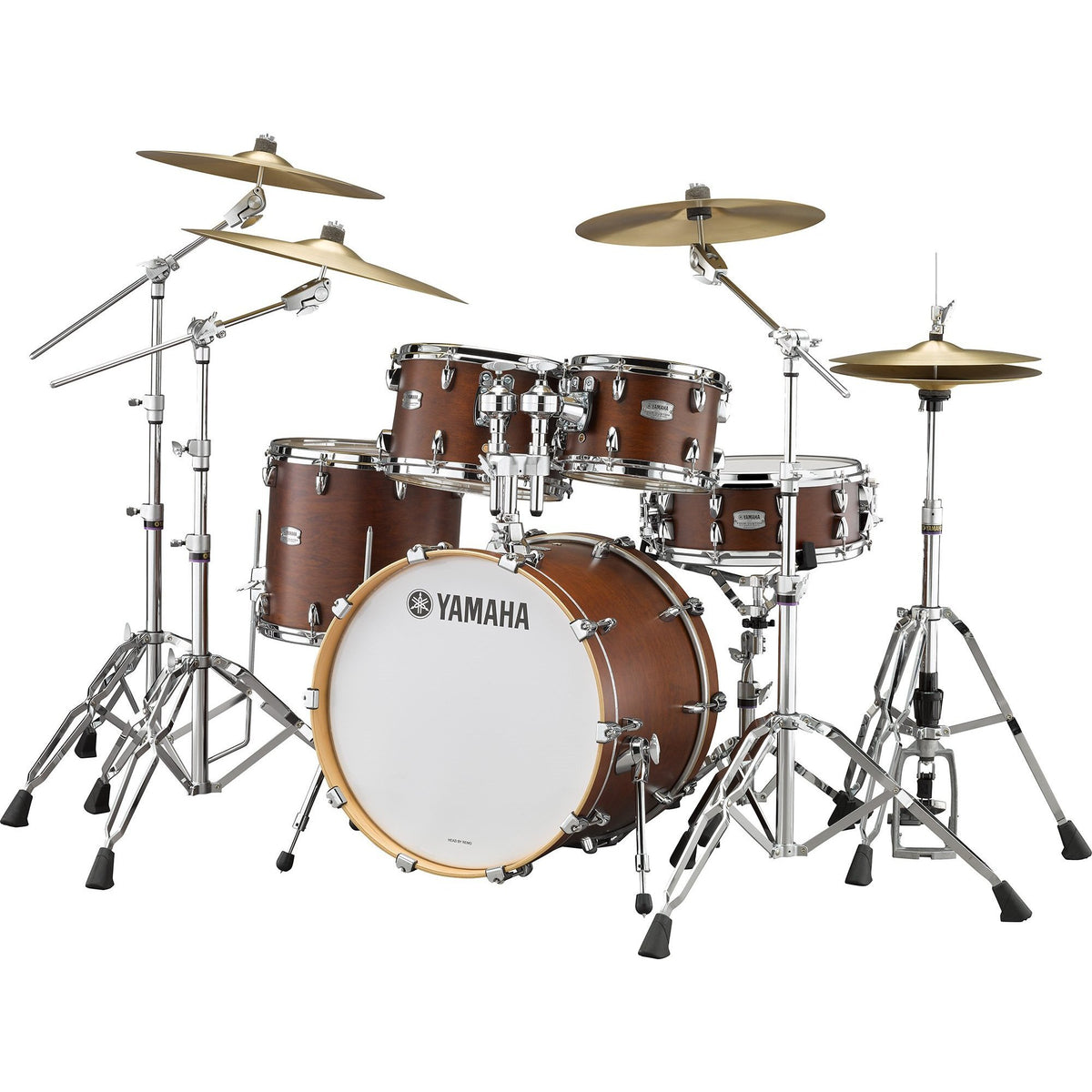 Yamaha Tour Custom 4-piece Drum Set Shell Pack - 22" Bass Drum - Chocolate Satin