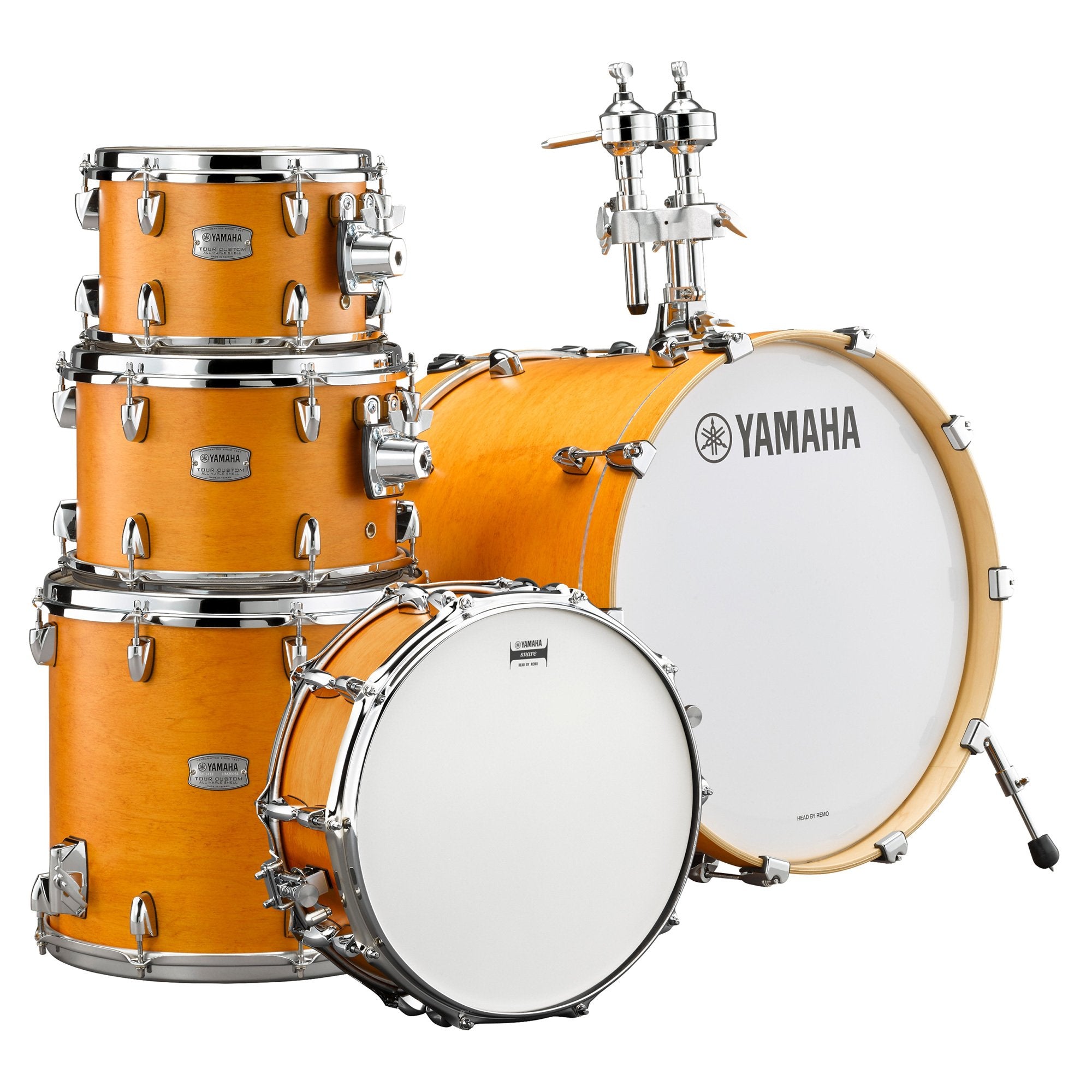 Yamaha Tour Custom 5-piece Drum Set Shell Pack - Caramel Satin