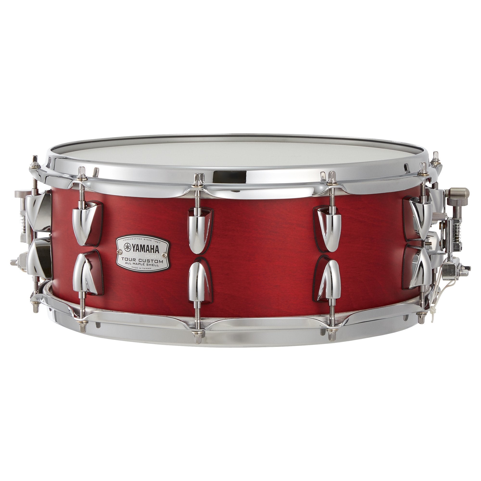 Yamaha Tour Custom Maple Snare Drum - 14" x 5.5" - Candy Apple Satin