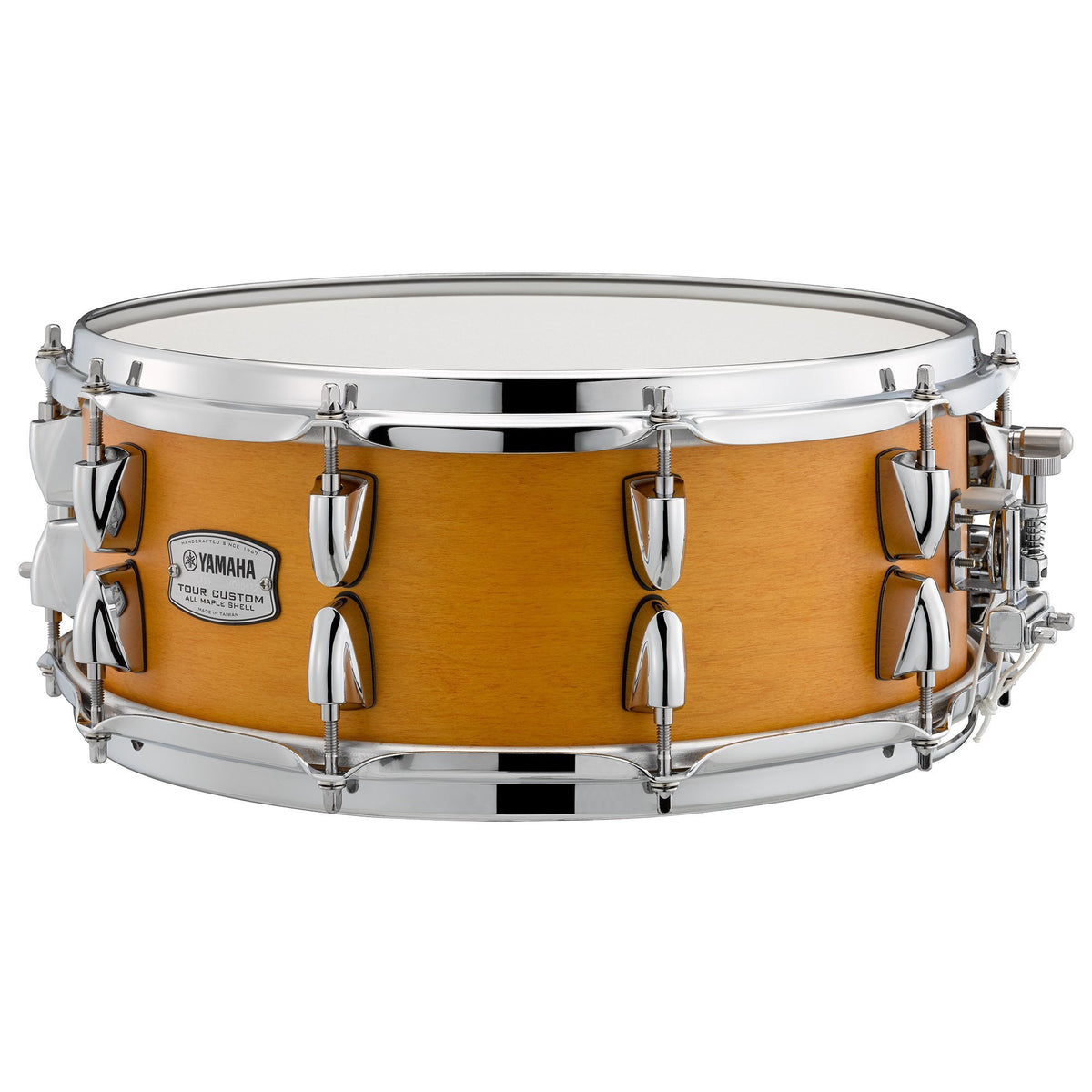 Yamaha Tour Custom Maple Snare Drum - 14" x 5.5" - Caramel Satin