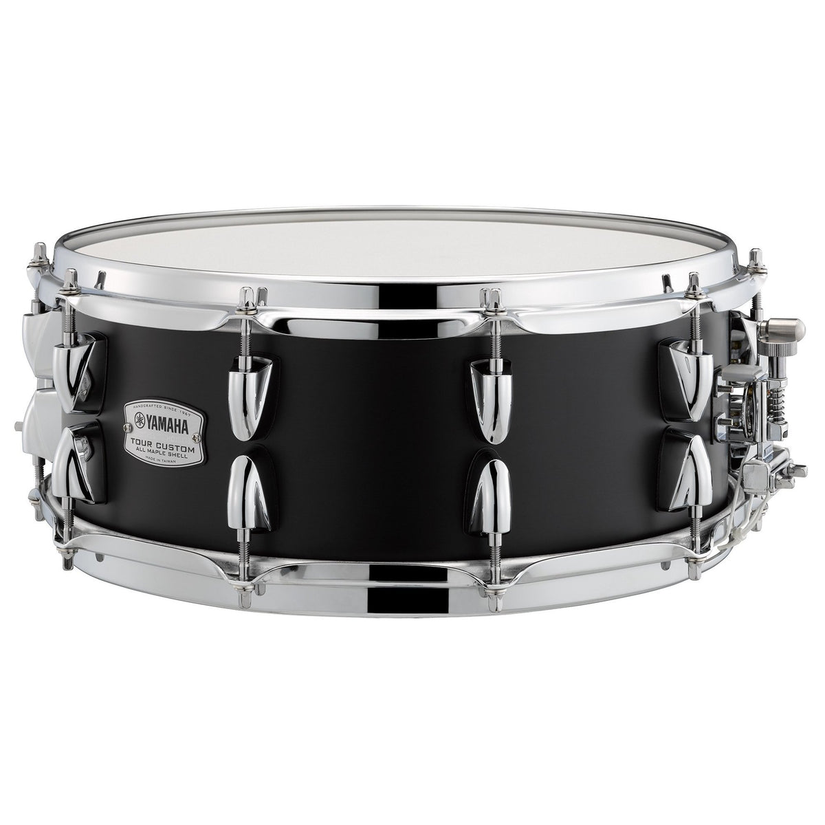Yamaha Tour Custom Maple Snare Drum - 14" x 5.5" - Licorice Satin