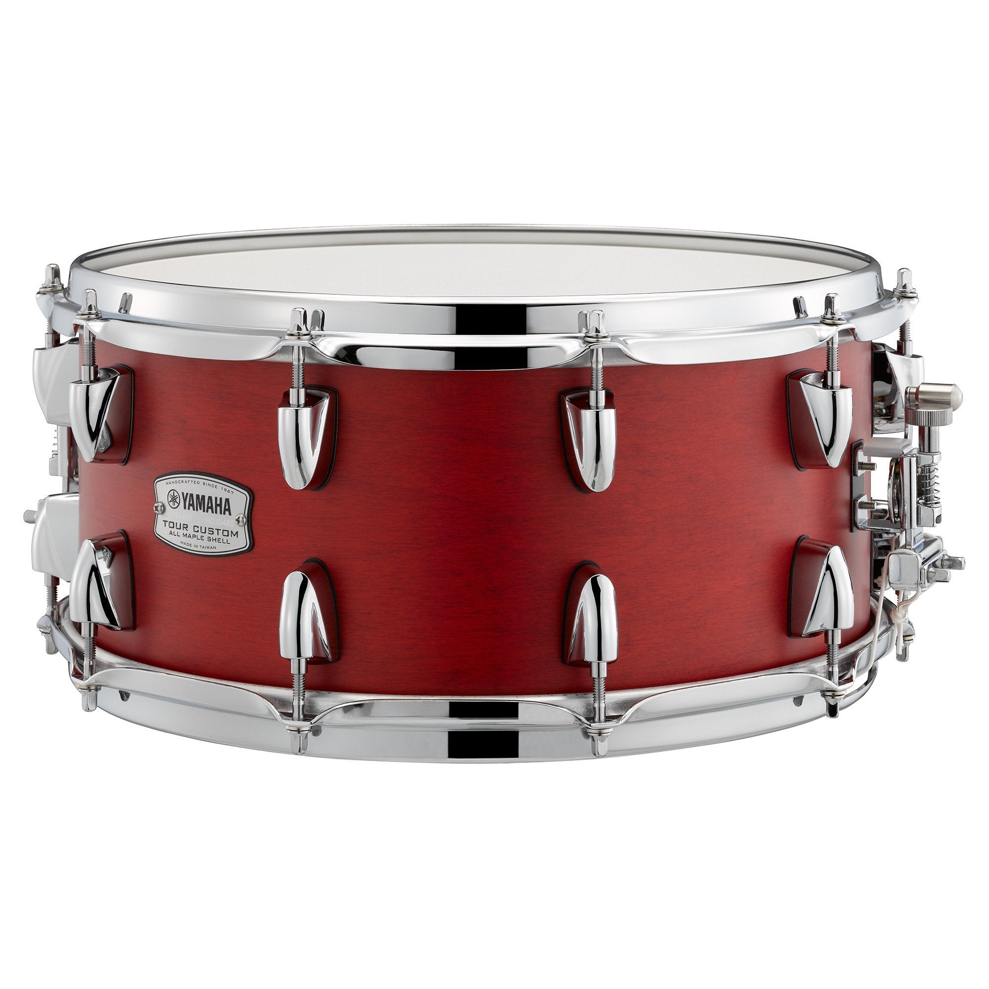 Yamaha Tour Custom Maple Snare Drum - 14" x 6.5" - Candy Apple Satin