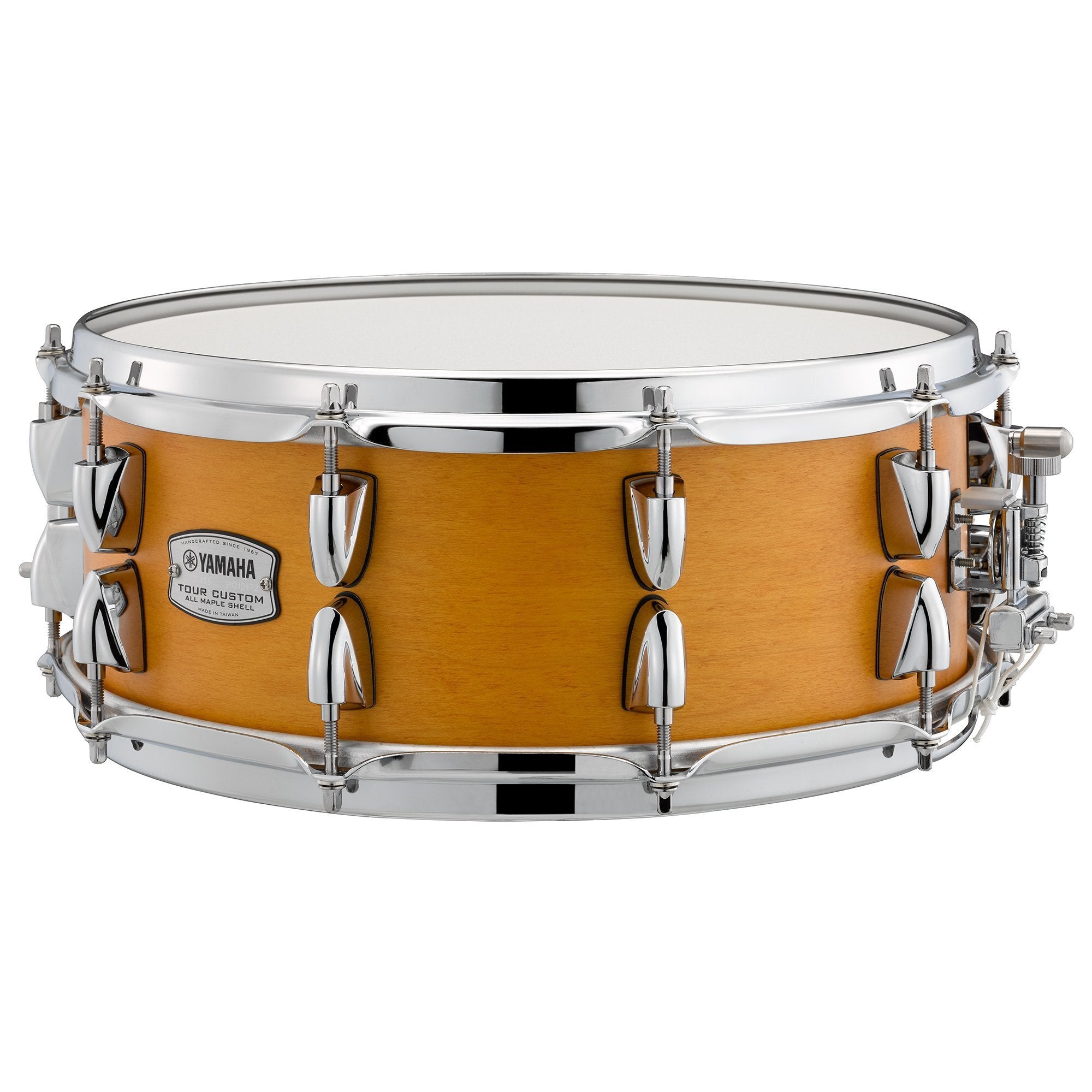 Yamaha Tour Custom Maple Snare Drum - 14" x 6.5" - Caramel Satin