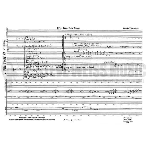 Yamamoto-I Feel Tears Rain Down(SP)-B/V/2T/P