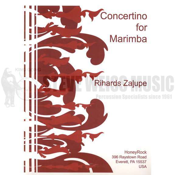 Zalupe-Concertino for Marimba (SP)-M/PN Red.
