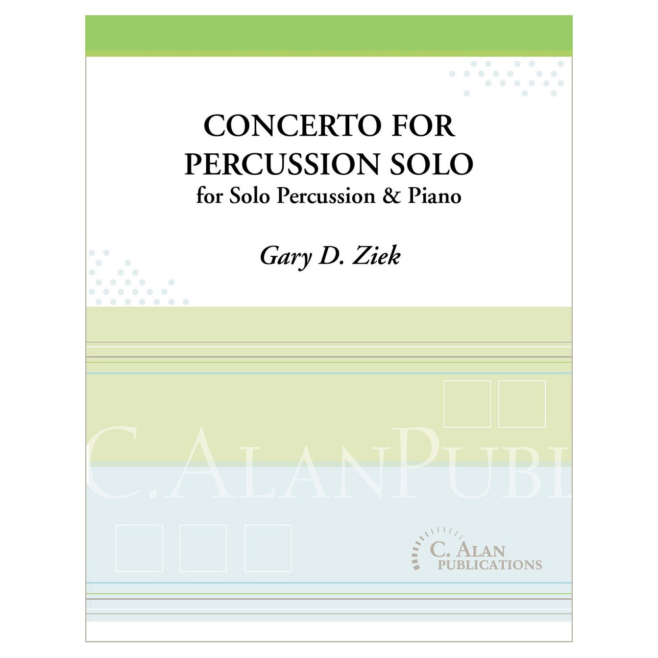 Ziek Concerto for Percussion Solo and Piano Cover