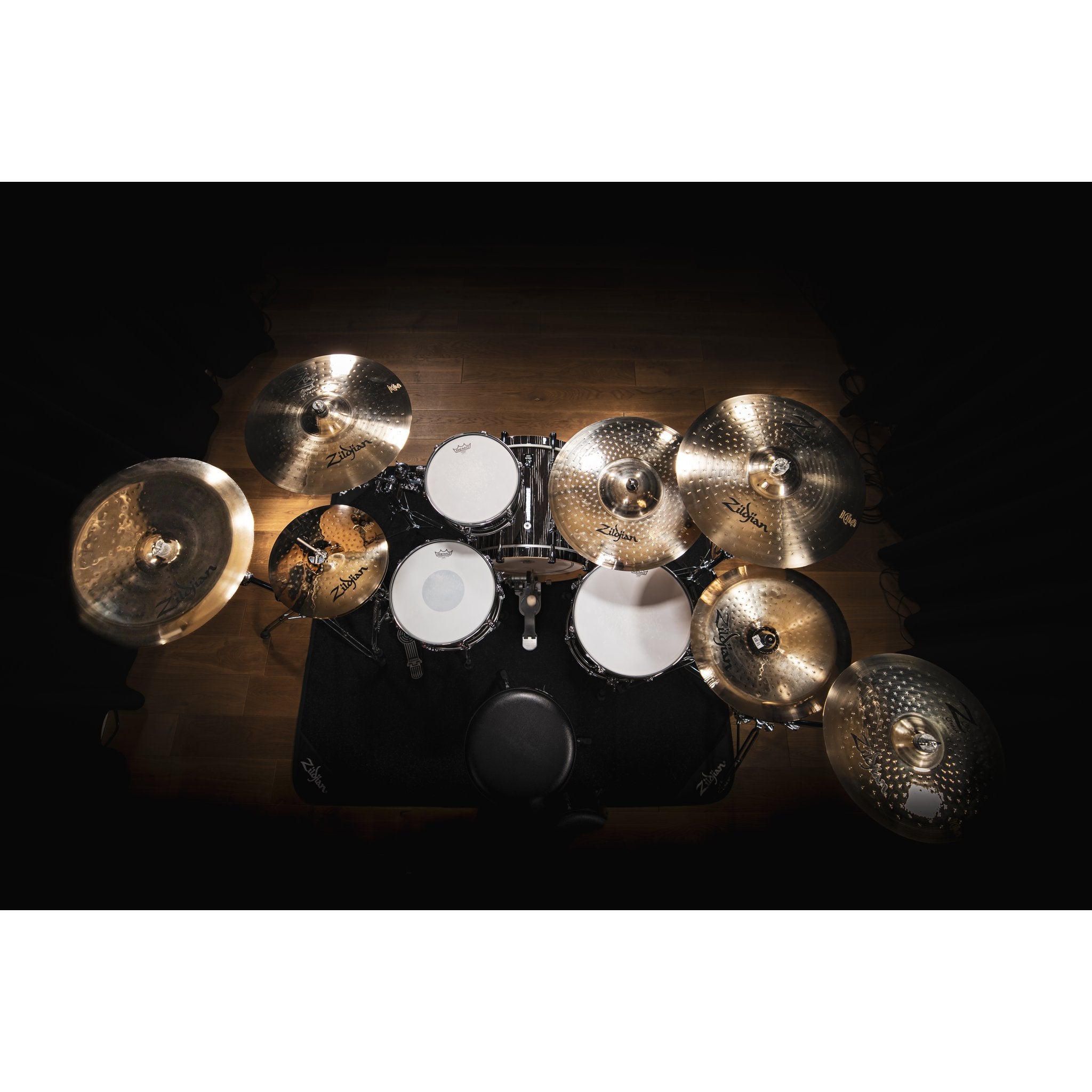 Zildjian 14" Z Custom Hi-Hat Cymbal Pair - Image 7