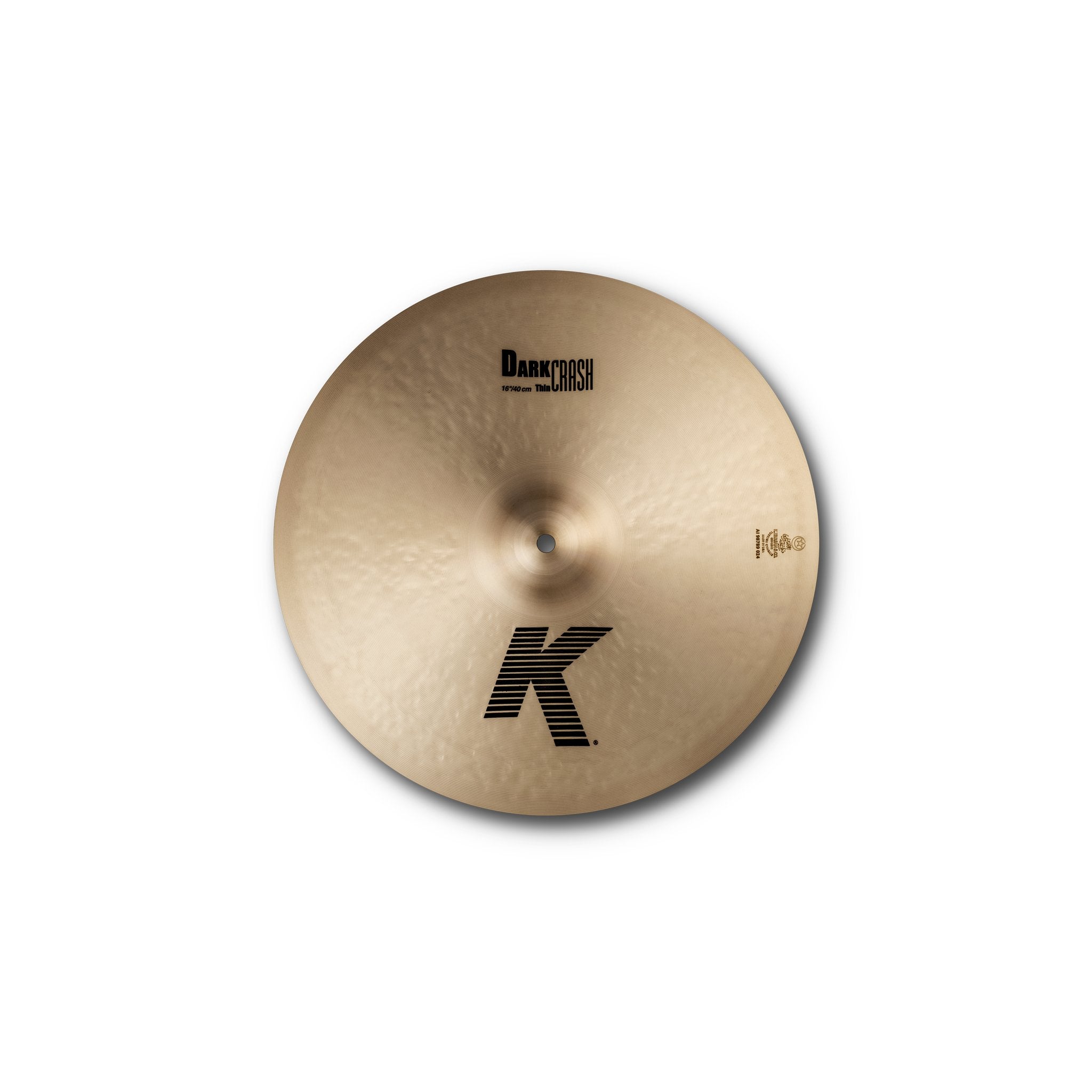 Zildjian 16" K Dark Thin Crash Cymbal - Image 1