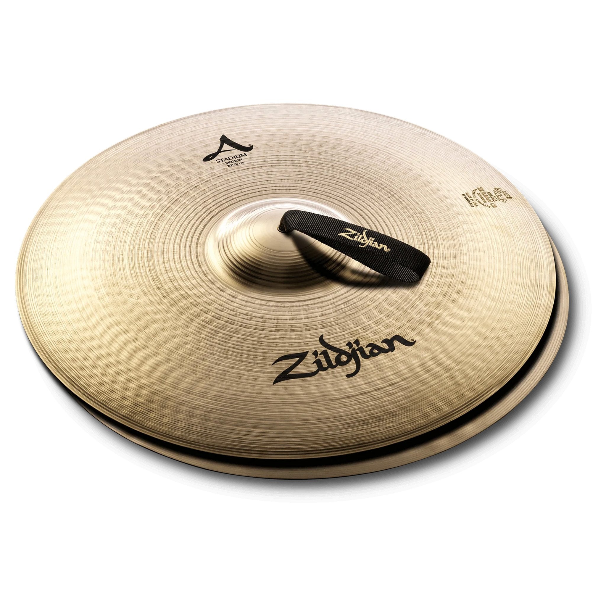 Zildjian 18" A Medium Stadium Pair with Straps A0483