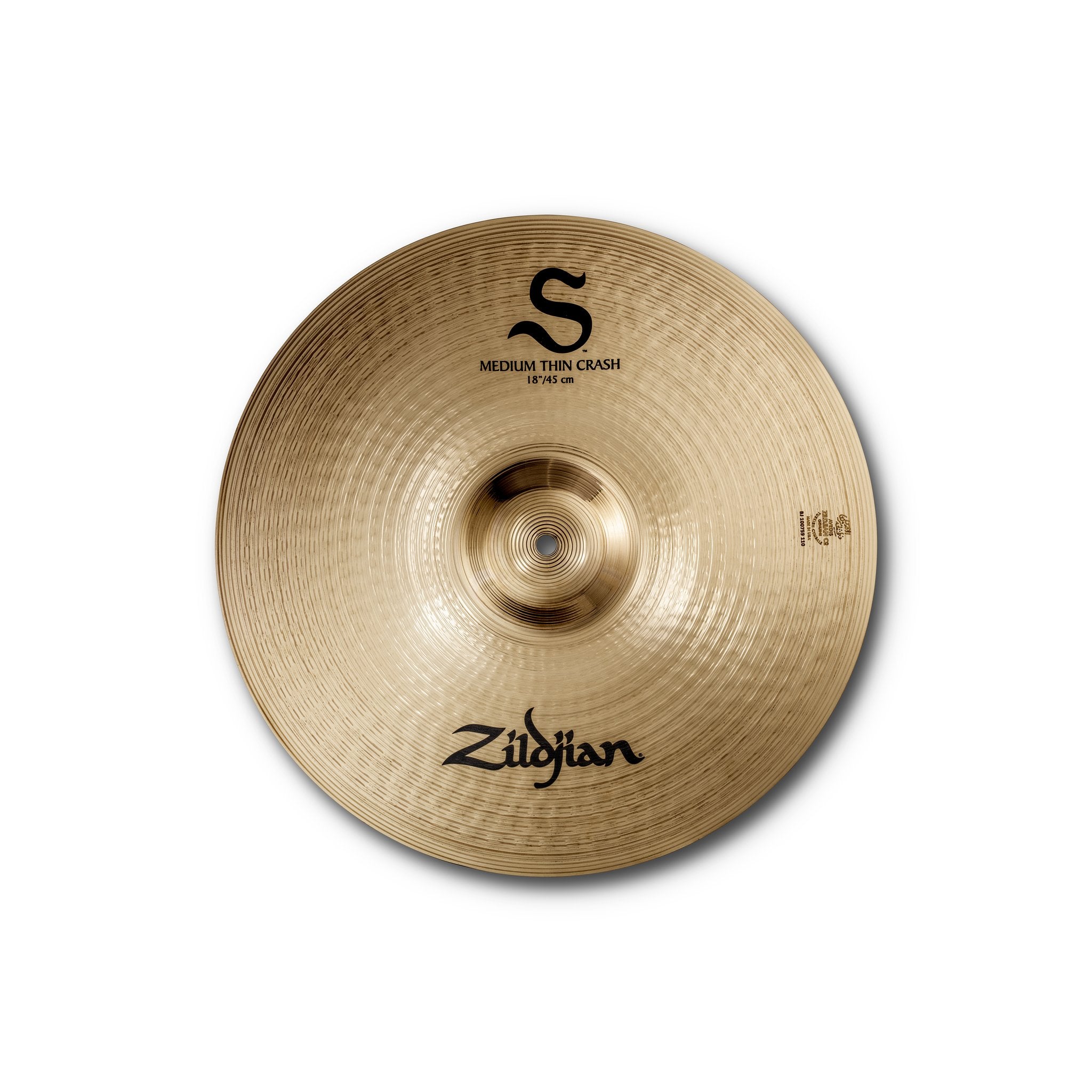 Zildjian 18" S Series Medium Thin Crash Cymbal - Image 1