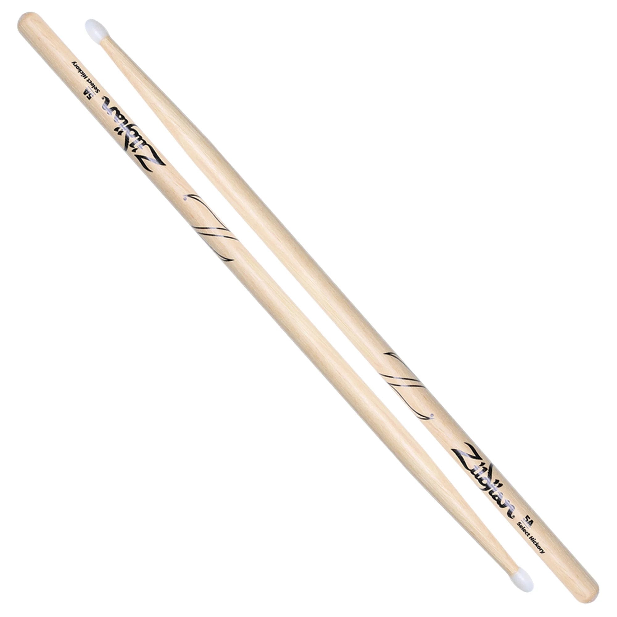 Zildjian 5a Natural Finish Nylon Tip Drumstick Z5AN