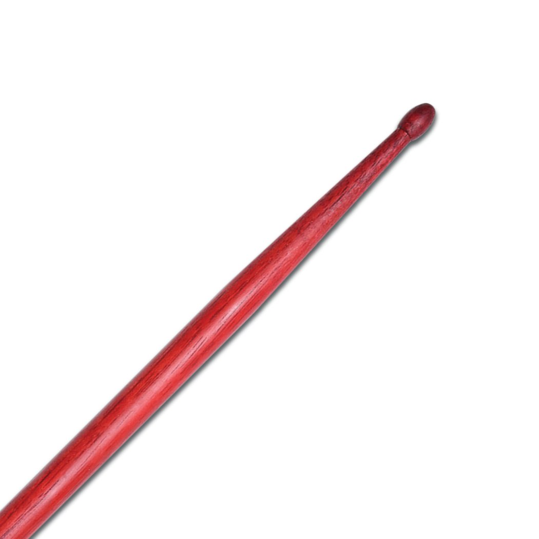 Zildjian 5B Red Finish Wood Tip Drumsticks - Image 3