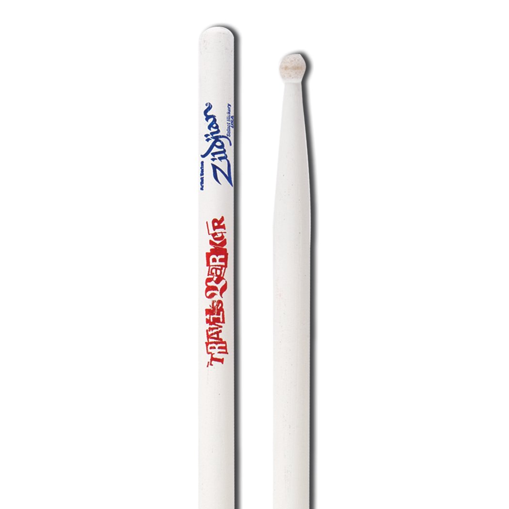 Zildjian Travis Barker White Artist Series Drumsticks - Image 2