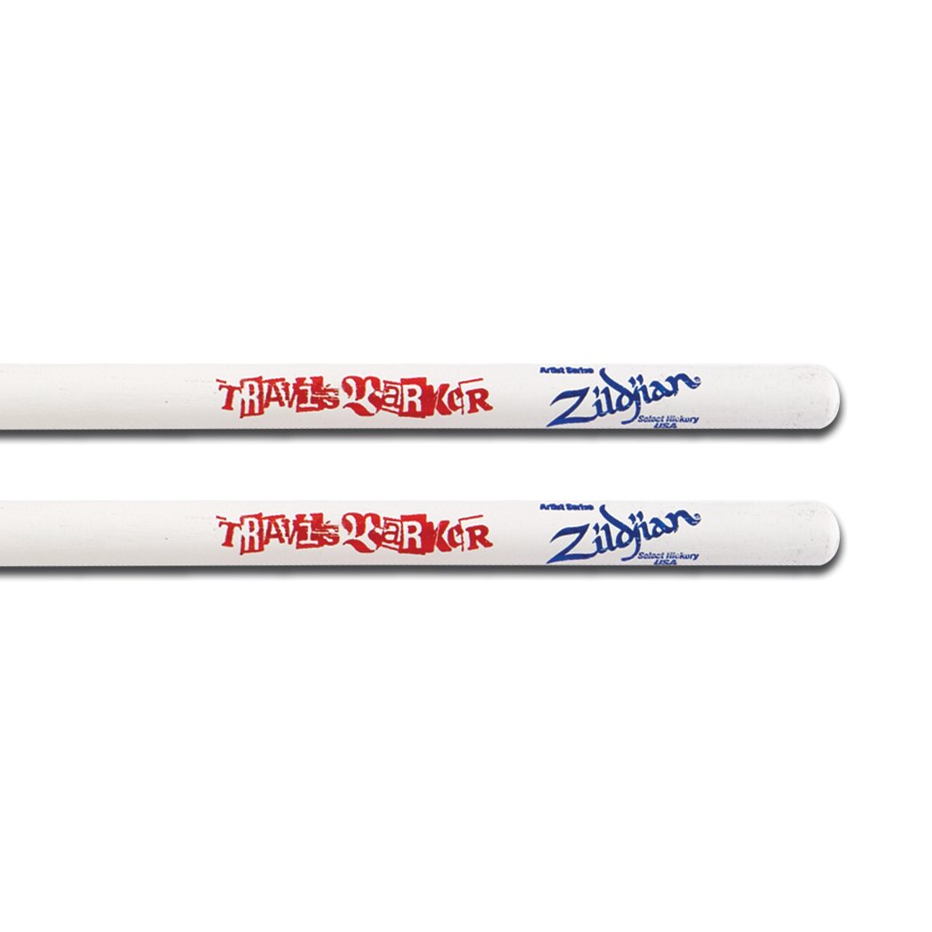 Zildjian Travis Barker White Artist Series Drumsticks - Image 1