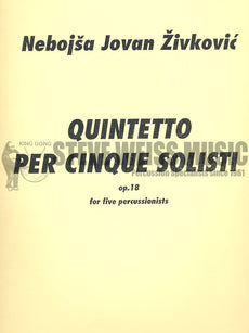 Zivkovic-Quintetto per Cinque Solisti Op. 18(S) OS