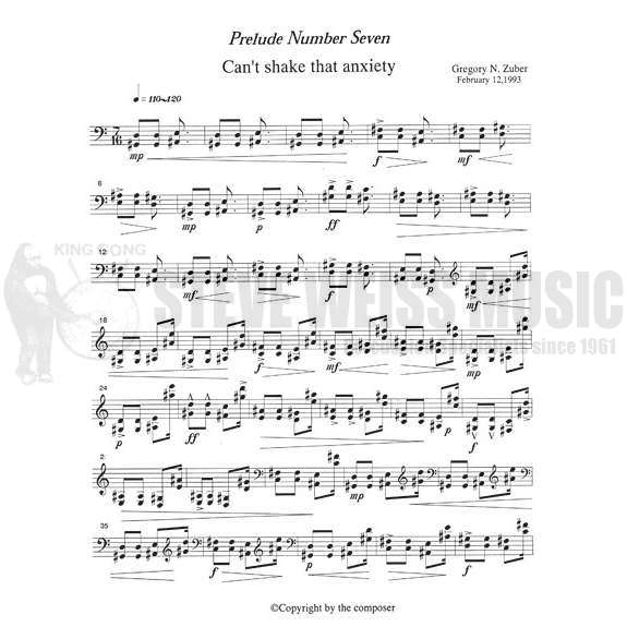 Zuber-Nine Preludes vol. 3-M