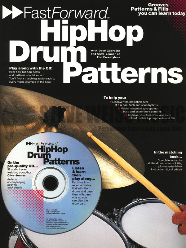 Zubraski-Fast Froward: Hip Hop Drum Patterns w/CD