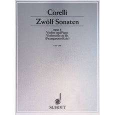 1-12 Sonatas for Violin and Piano by Arcangelo Corelli
