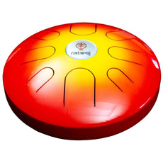 Nataraj Tongue Drum - B Akebono (Red Sunburst) 12