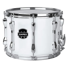 14x12 - Standard Mapex Qualifier Marching Snare - Gloss White QLS1410
