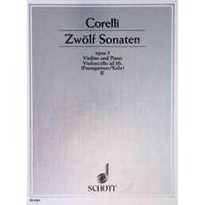 2-12 Sonatas for Violin and Piano by Arcangelo Corelli