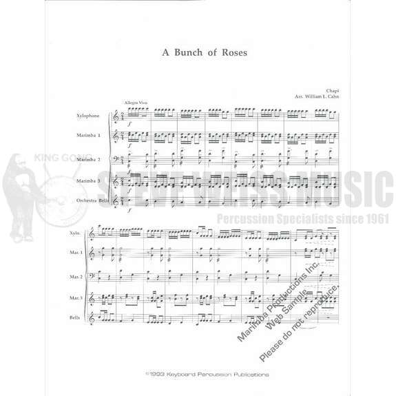 31-Chapi-Bunch of Roses arr. Cahn (SP)-X/B/3M