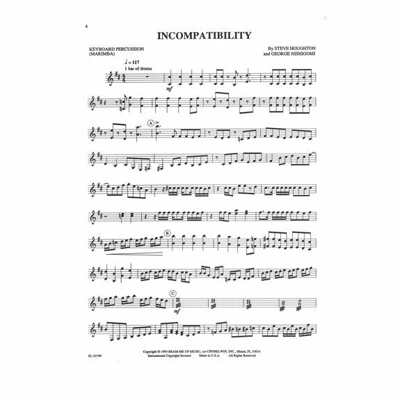 Houghton/Nishigomi-21st Century Percussion Solos Level 1 (With Cassette tape)