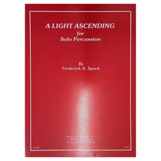 A Light Ascending for solo percussion by Frederick Speck