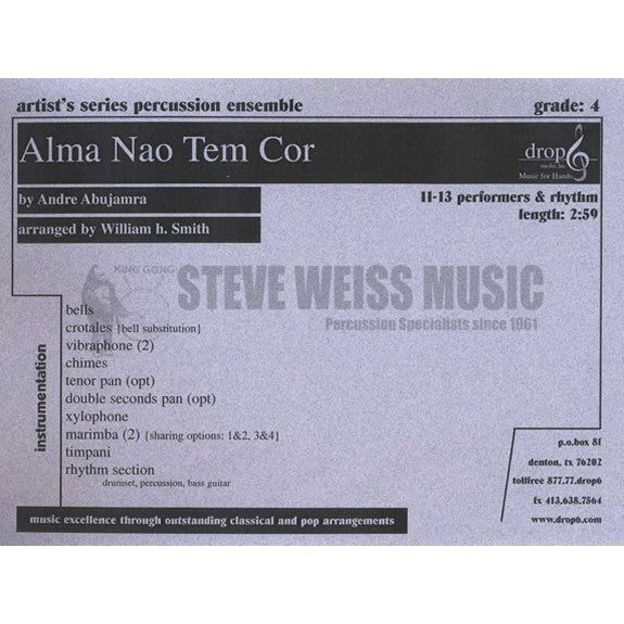 Abujamra-Alma Nao Tem Cor (SP)-B/2V/C/Cro./X/2M/Steel drs./3T/P/