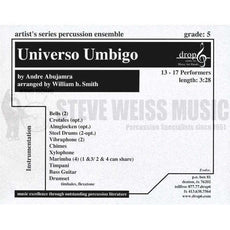 Abujamra-Universo Umbigo arr. Smith (SP)-2B/2V/C/cro./ almgl./X/4M/2 steel drs./4T/DS/P/BG