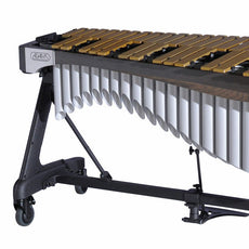 Adams Alpha Series 3.5 Octave Vibraphone, Gold Bars, w/Motor and Apex Frame Graphite Rails, Titanium Silver Resonators