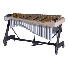 Adams Alpha Series 3 Octave Vibraphone, Gold Bars, w/Motor and Apex Frame White Wash Rails, Titanium Silver Resonators ADM-VAWA30G/9W5